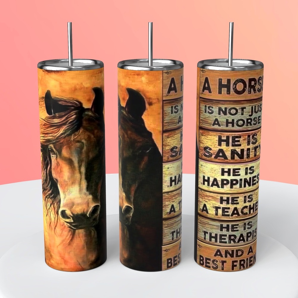 Horse 3 20 oz tumbler